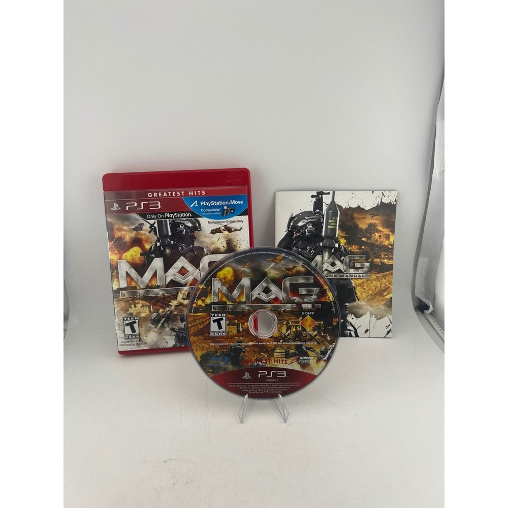 MAG Massive Action Game PS3 PlayStation 3 Greatest Hits Complete BCUS-98110
